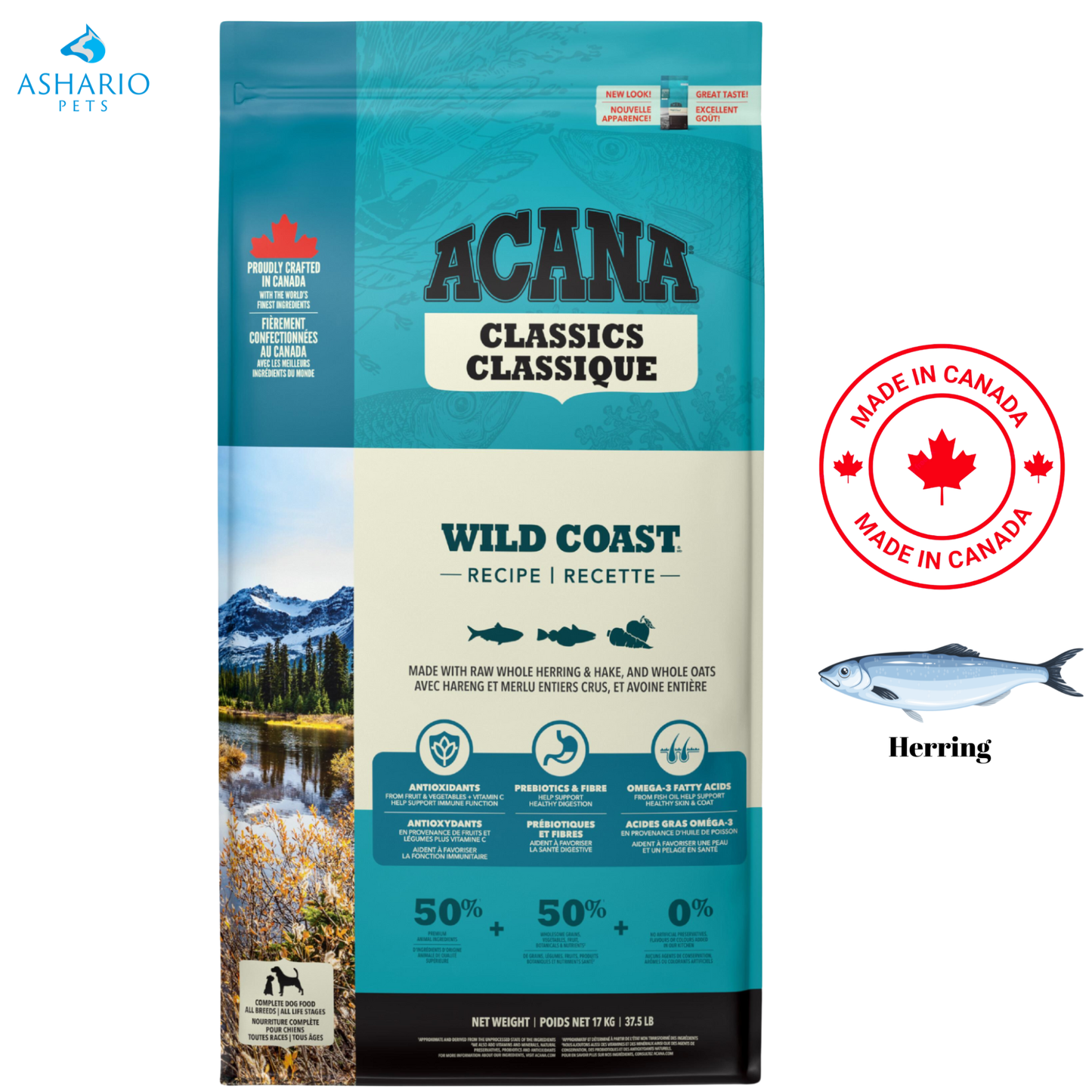 Acana - Croquettes pour chiens adultes Wild Coast