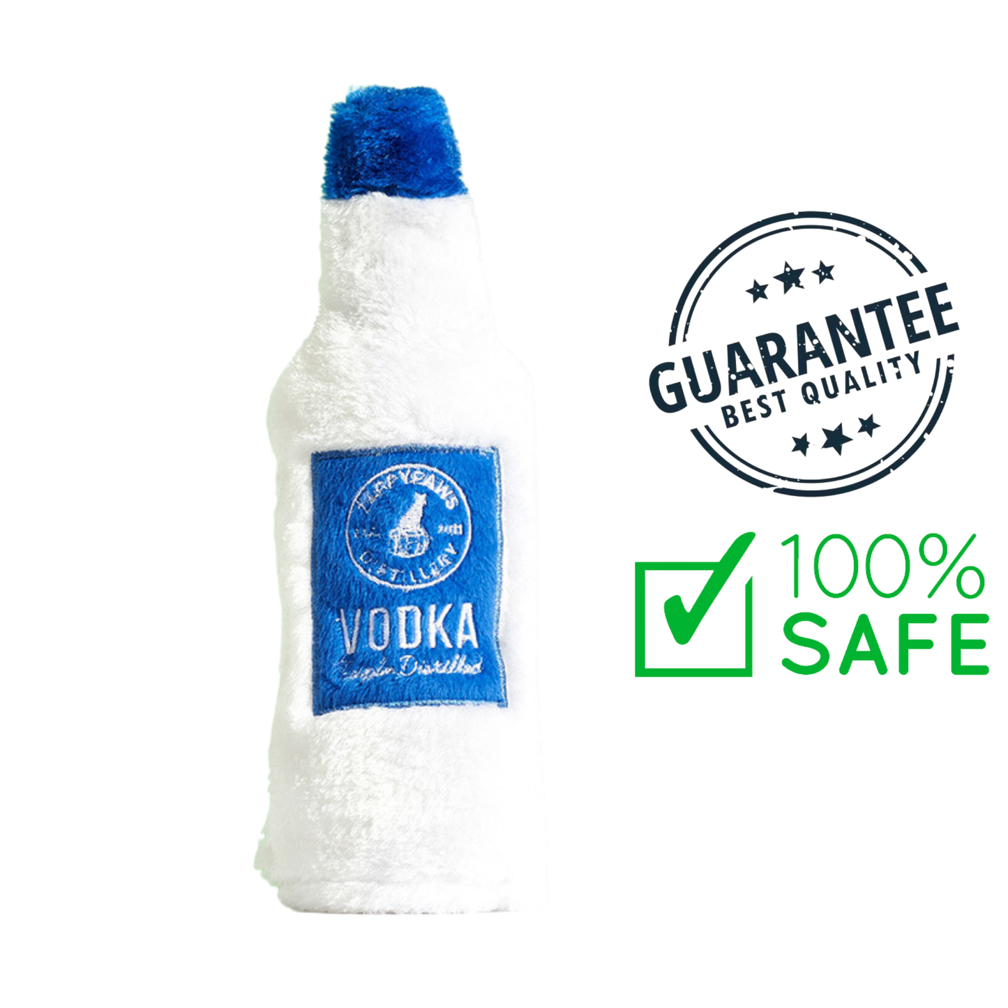 ZippyPaws - Happy Hour Crusherz Dog Toy - Vodka