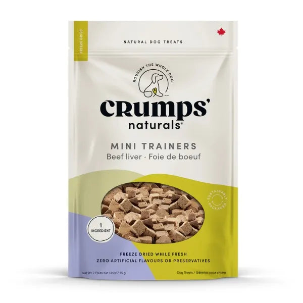 Crumps' Natural - 冻干牛肝迷你训练器 - 55克
