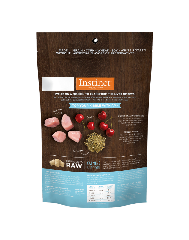 Instinct Raw - Boost Mixers Calming Support Freeze Dried Topper Dog - 5.5 Oz 3