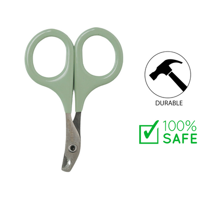 Dexypaws cat small nail clipper with green handle durable and 100 percent safe for pets