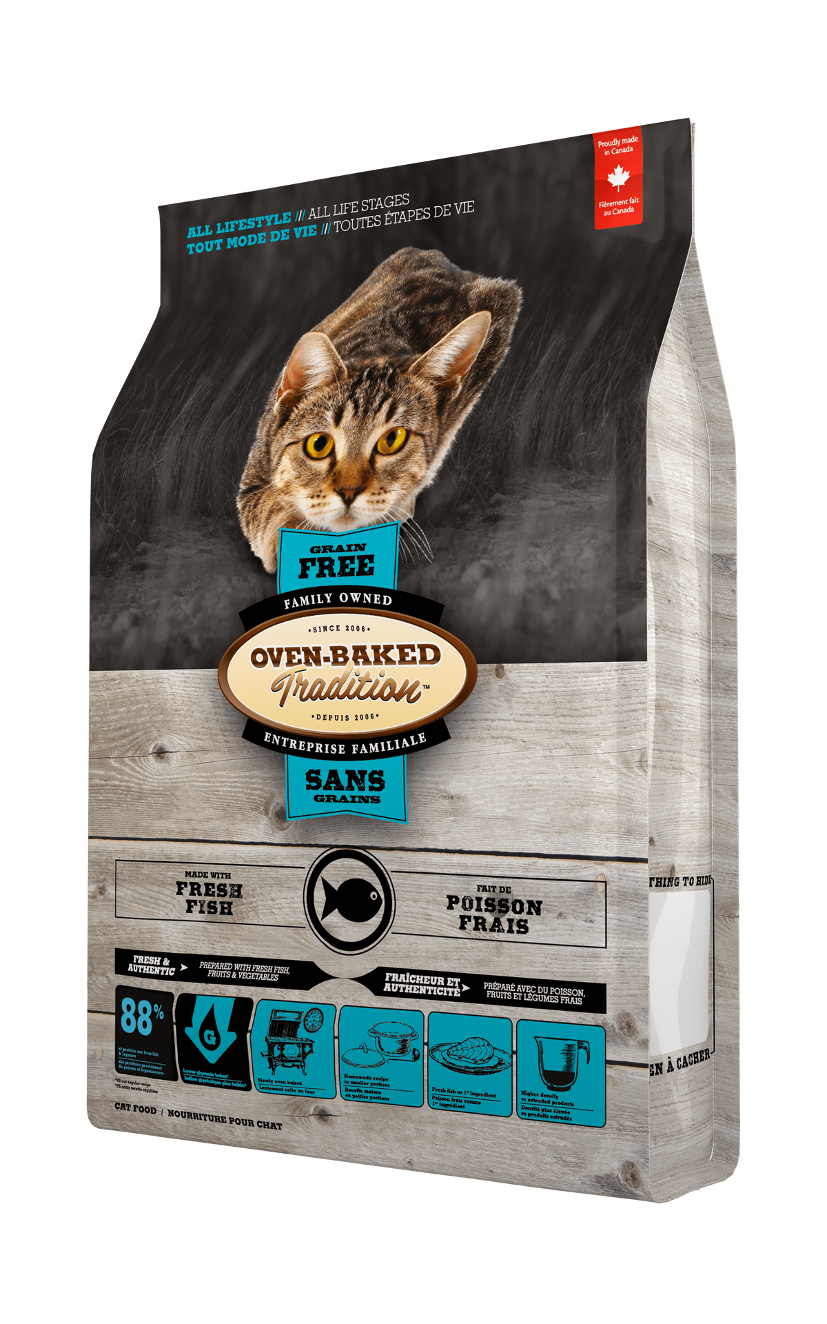 Oven-Baked Tradition - Grain Free Fish Dry Cat Food - 5 lb 3