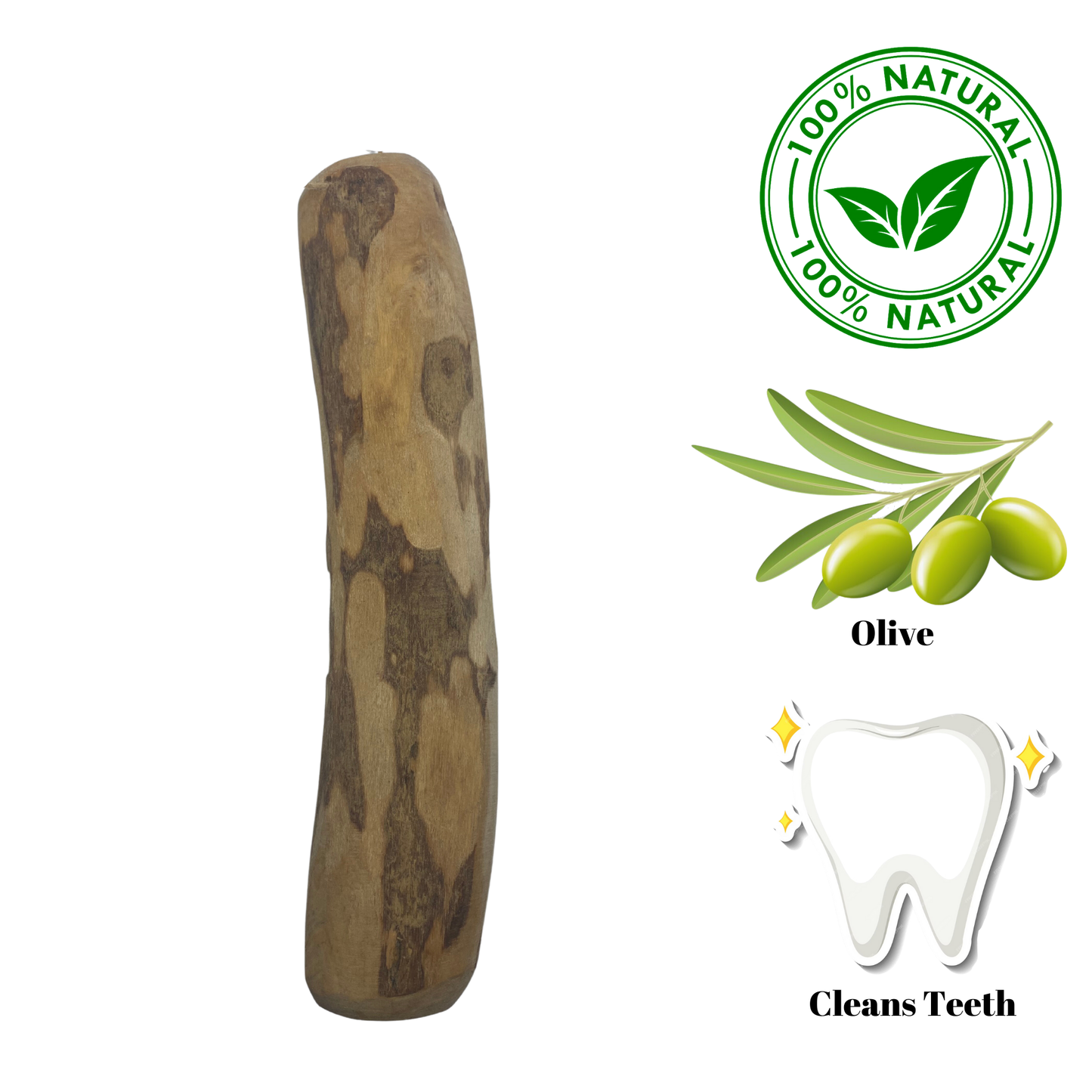Zaytoon - Olive Wood Dog Chew - Large 6