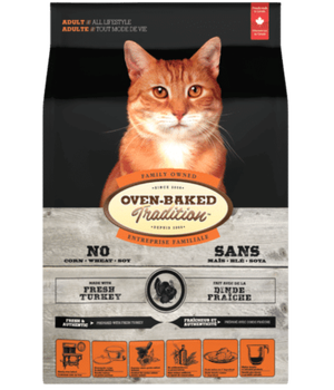 Oven-Baked Tradition - Turkey Adult Cat Food - 10 lb 4