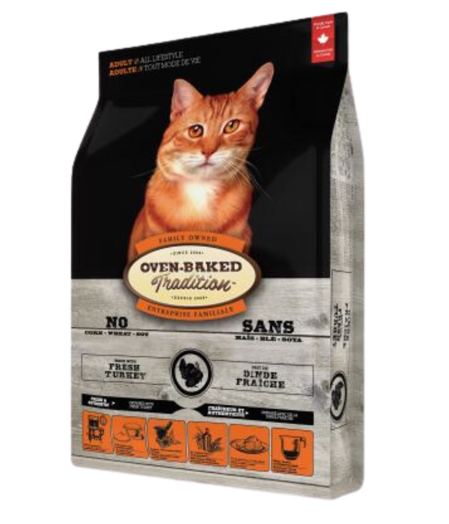 Oven-Baked Tradition - Turkey Adult Cat Food - 10 lb 4