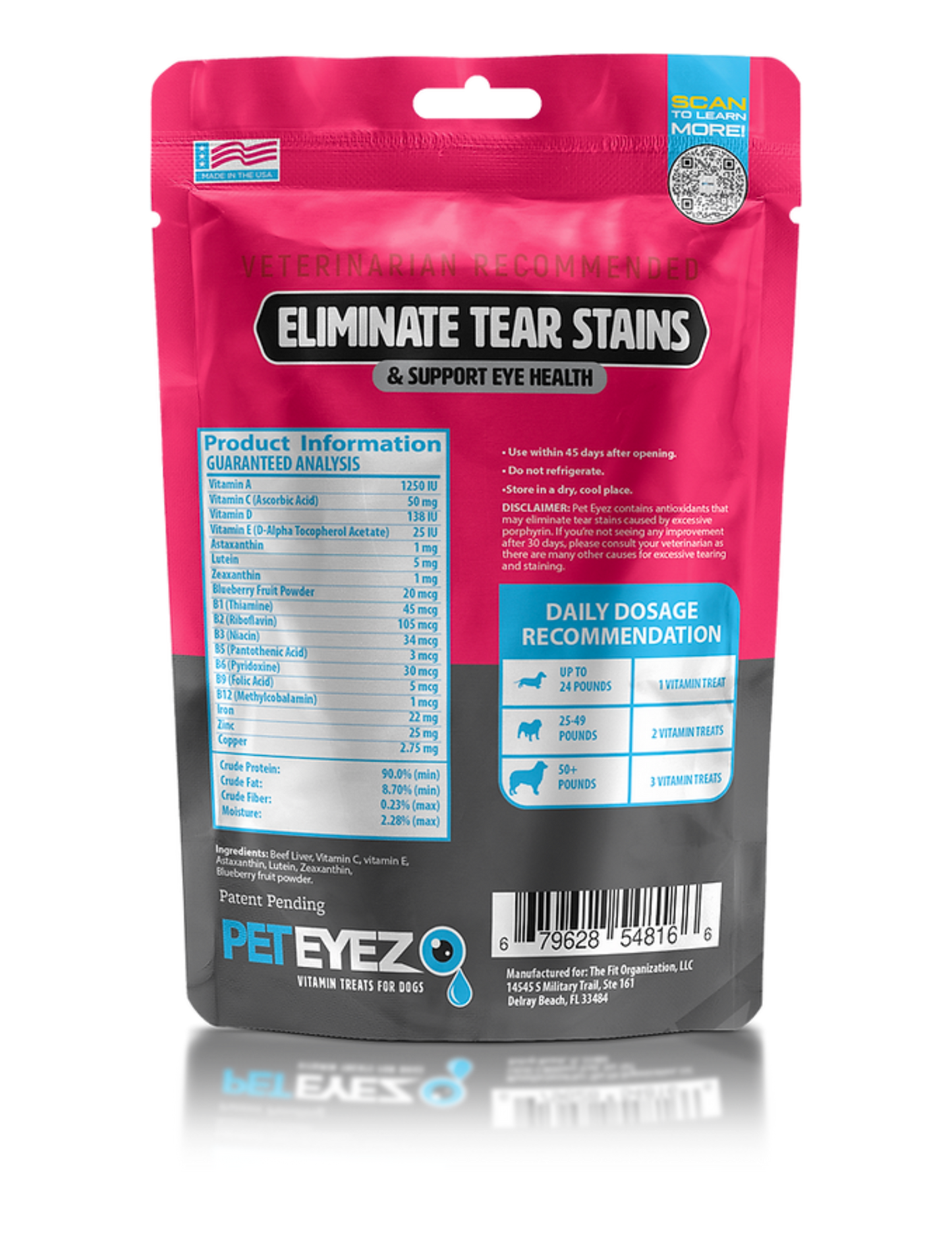PetEyez - Beef Liver Dog Treats - 1 Oz 2