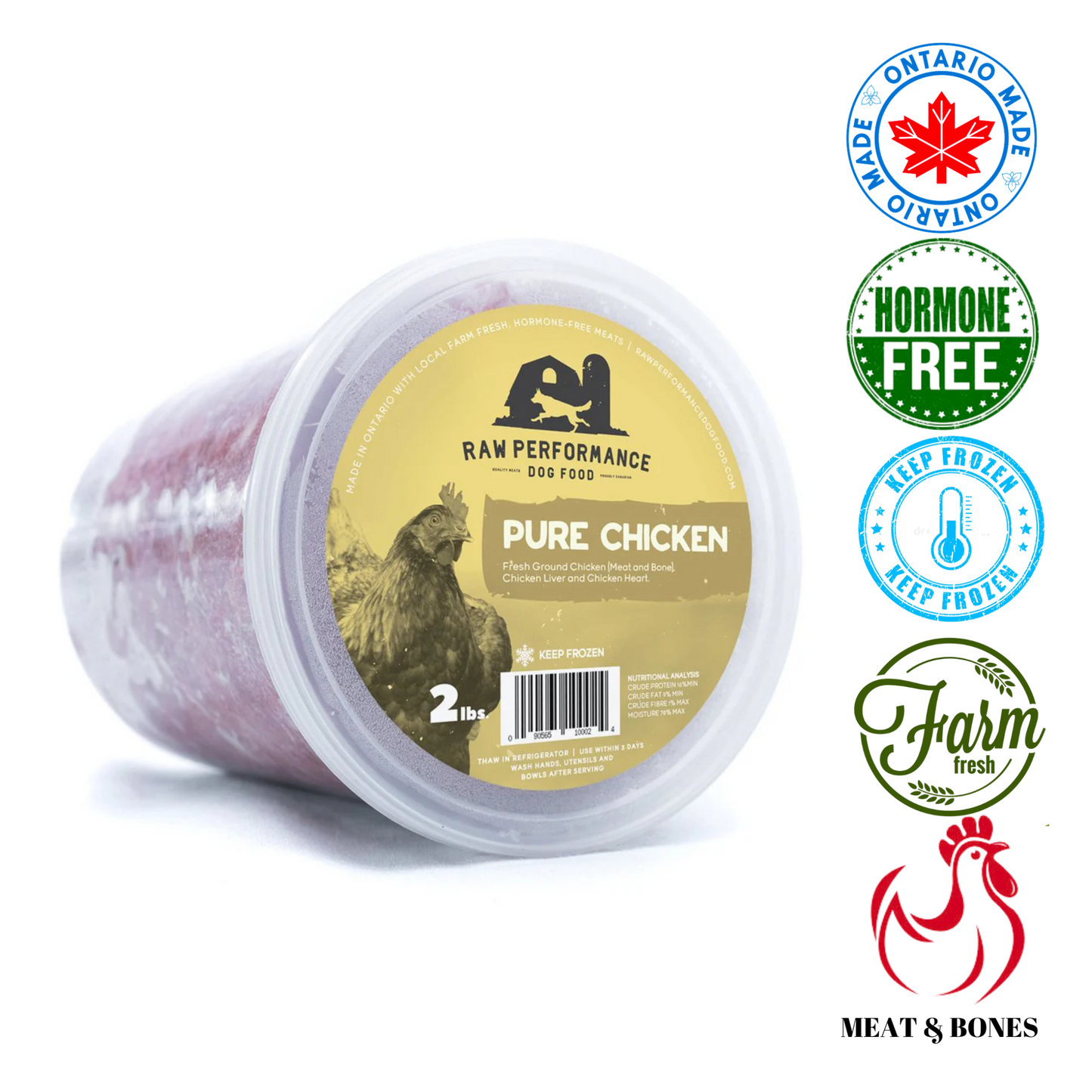 Raw Performance - Pure Chicken Raw Dog Food