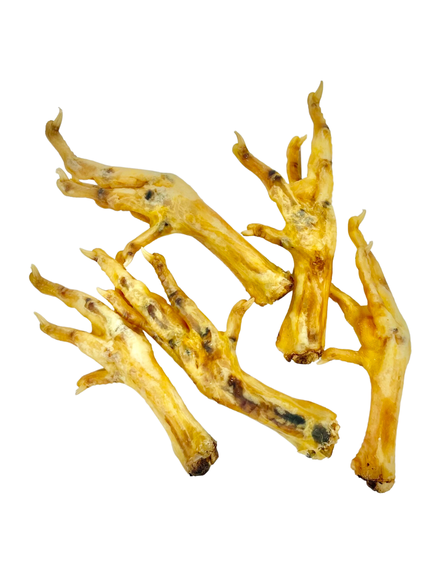 Rover pet chicken feet dog treats natural dried chews for healthy dog chewing