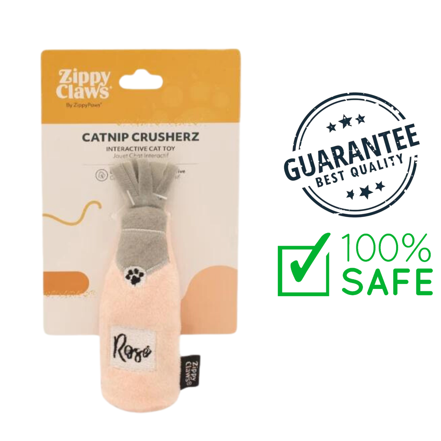 ZippyClaws - 猫薄荷粉碎威士忌猫玩具