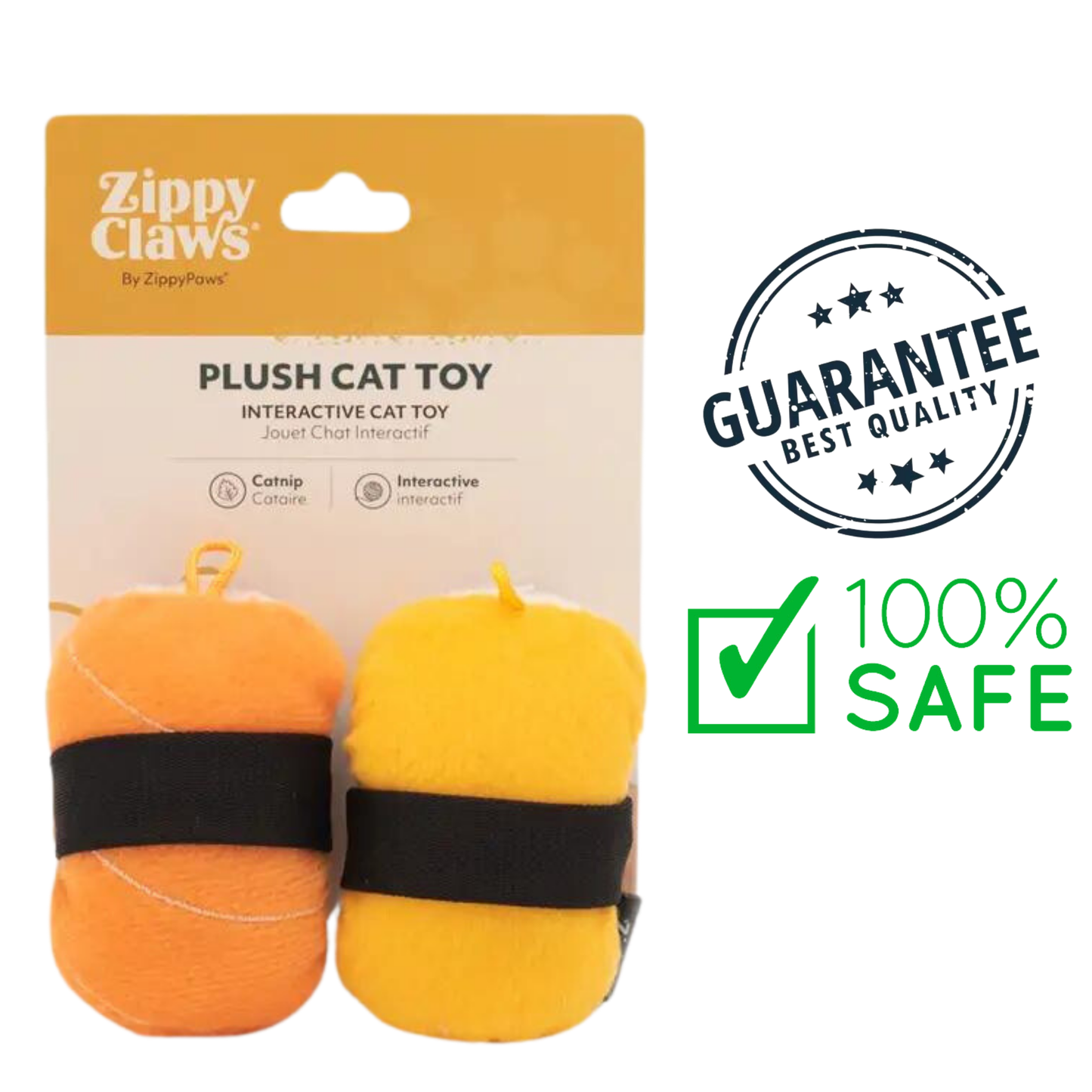 ZippyClaws - NomNomz 披萨和可乐猫玩具