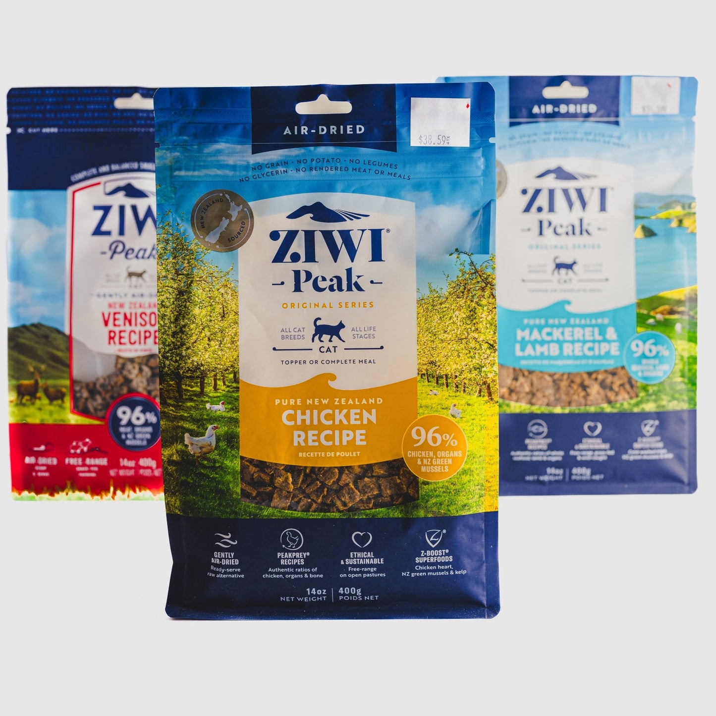 ZIWI chicken air dried cat food with high protein and natural ingredients for healthy cats