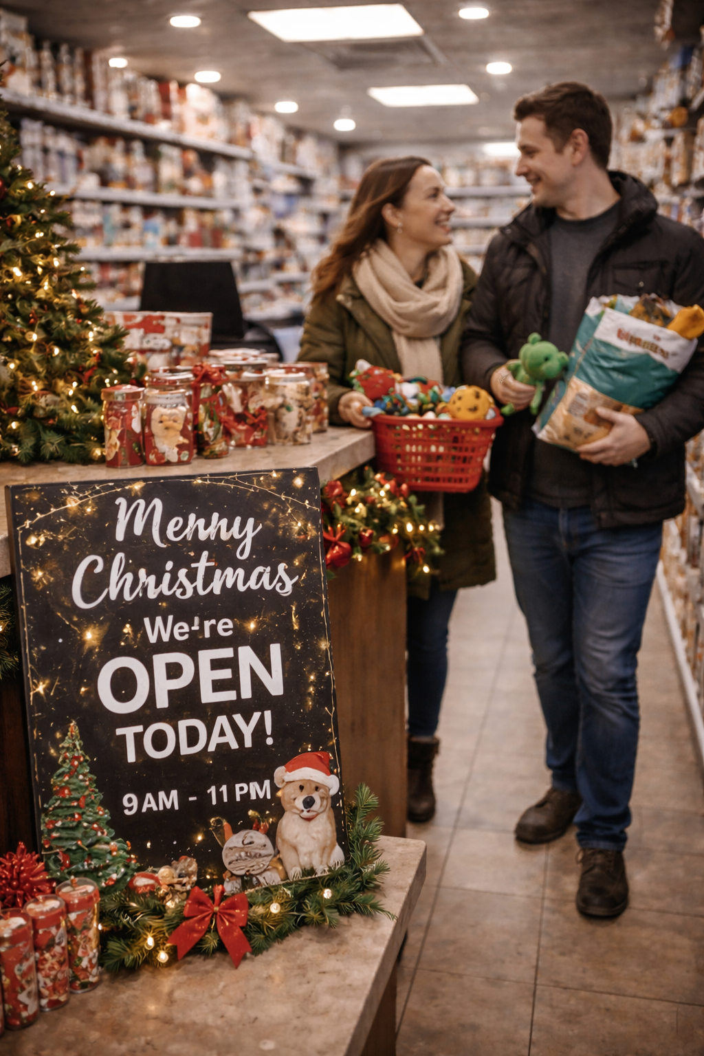 Pet Store Open Christmas Day