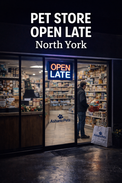Pet Store Open Late North York