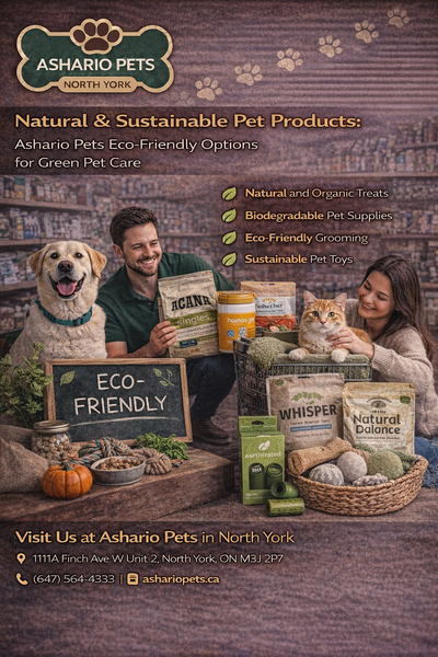 Natural & Sustainable Pet Products: Ashario Pets Eco-Friendly Options for Green Pet Care
