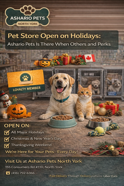 Pet Store Open on Holidays: Ashario Pets Is There When Others Aren’t