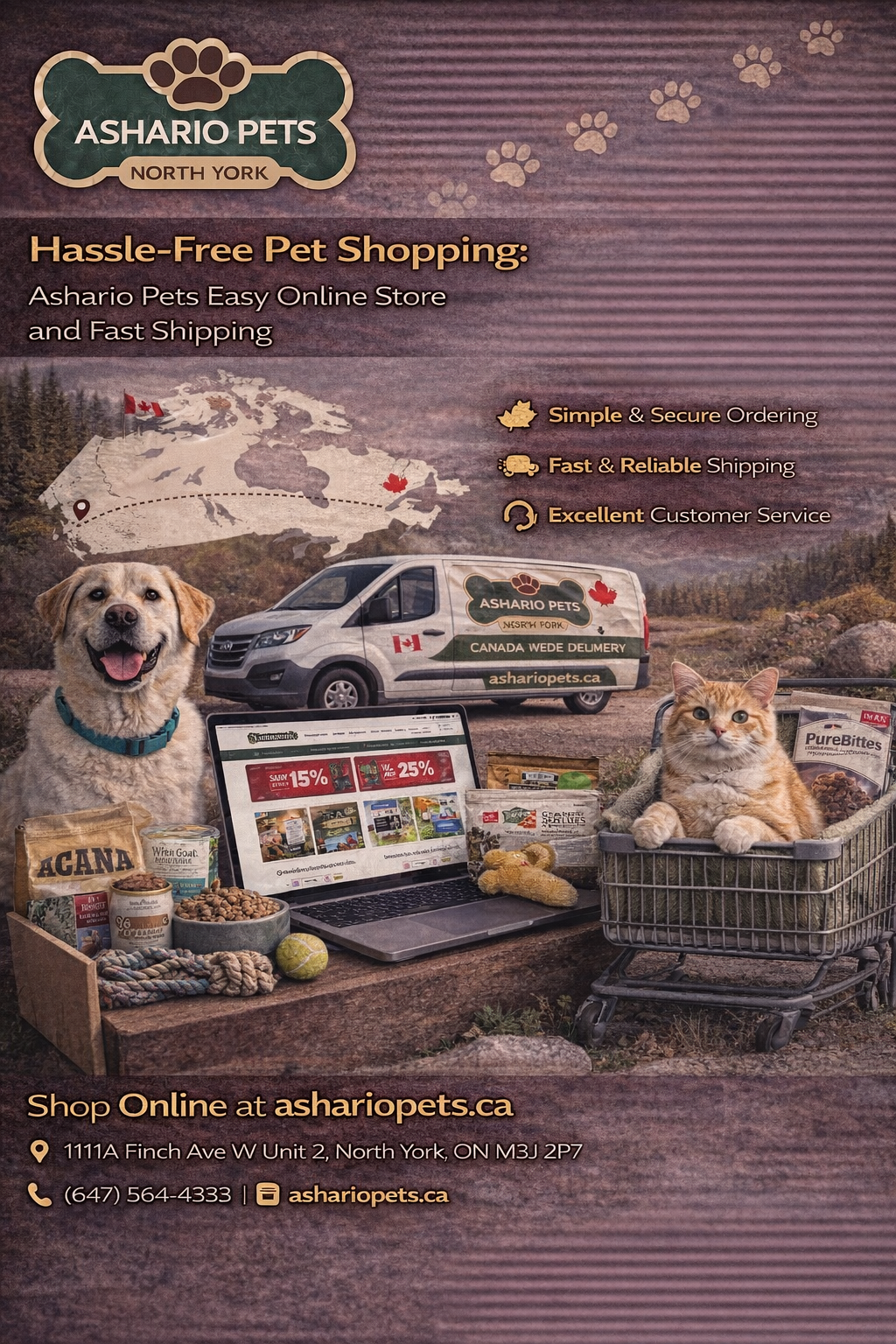 Hassle-Free Pet Shopping: Ashario Pets Easy Online Store and Fast Shipping