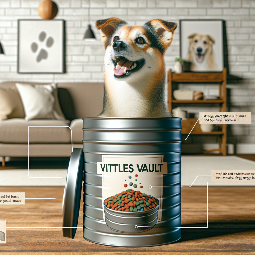 Keep Your Pup's Food Fresh: Discover the Benefits of the Vittles Vault Dog Food Container