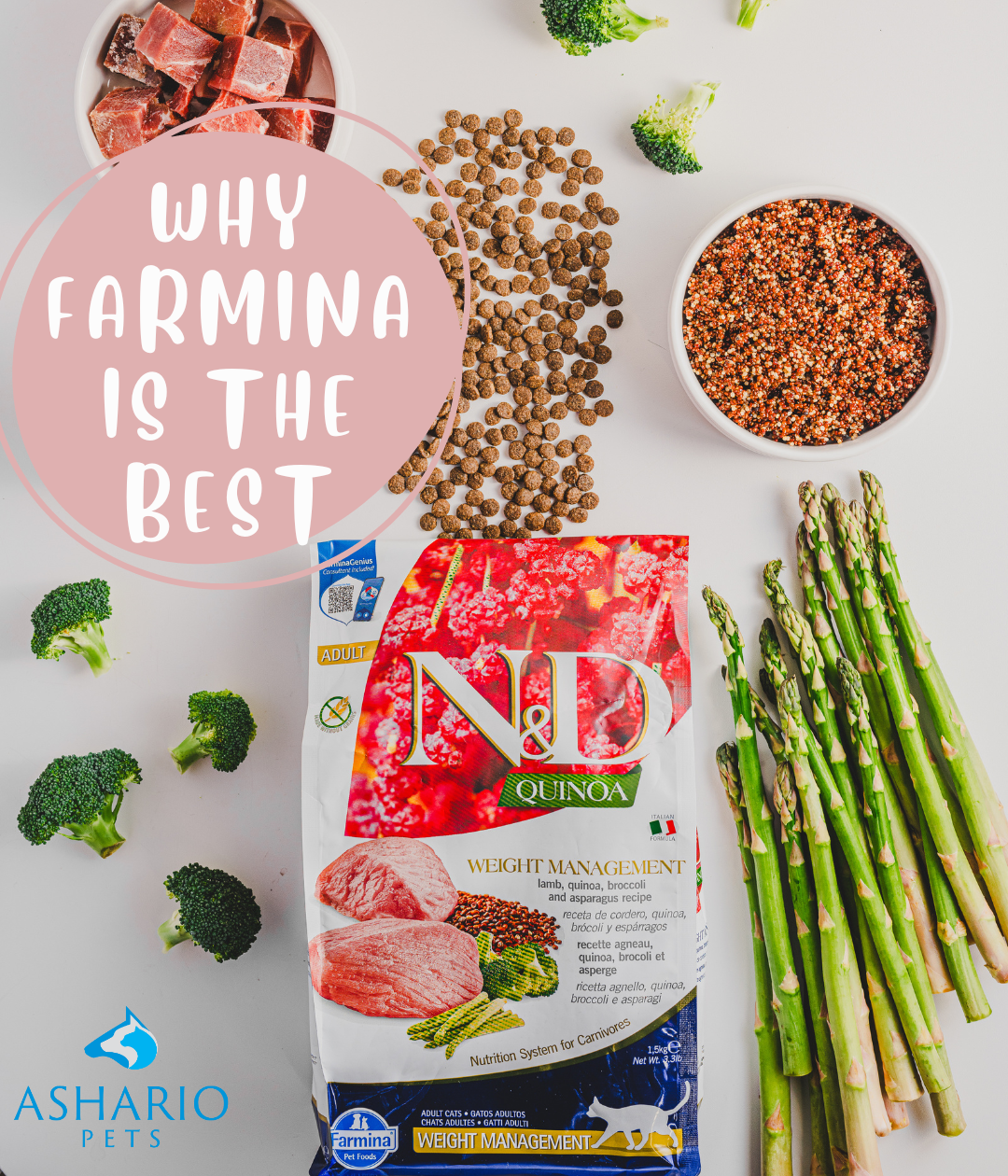 Uncover the reasons behind Farmina's reputation as one of the top pet food brands available at Ashario Pets in North York. Offering exceptional quality and nutrition, our store stocks a variety of Farmina products to meet your pet's dietary needs.