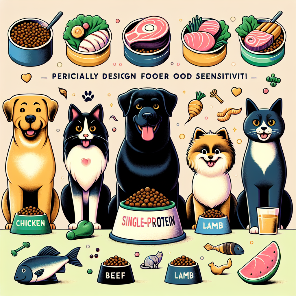 Single-Protein Pet Food: The Ideal Choice for Pets with Food Sensitivities