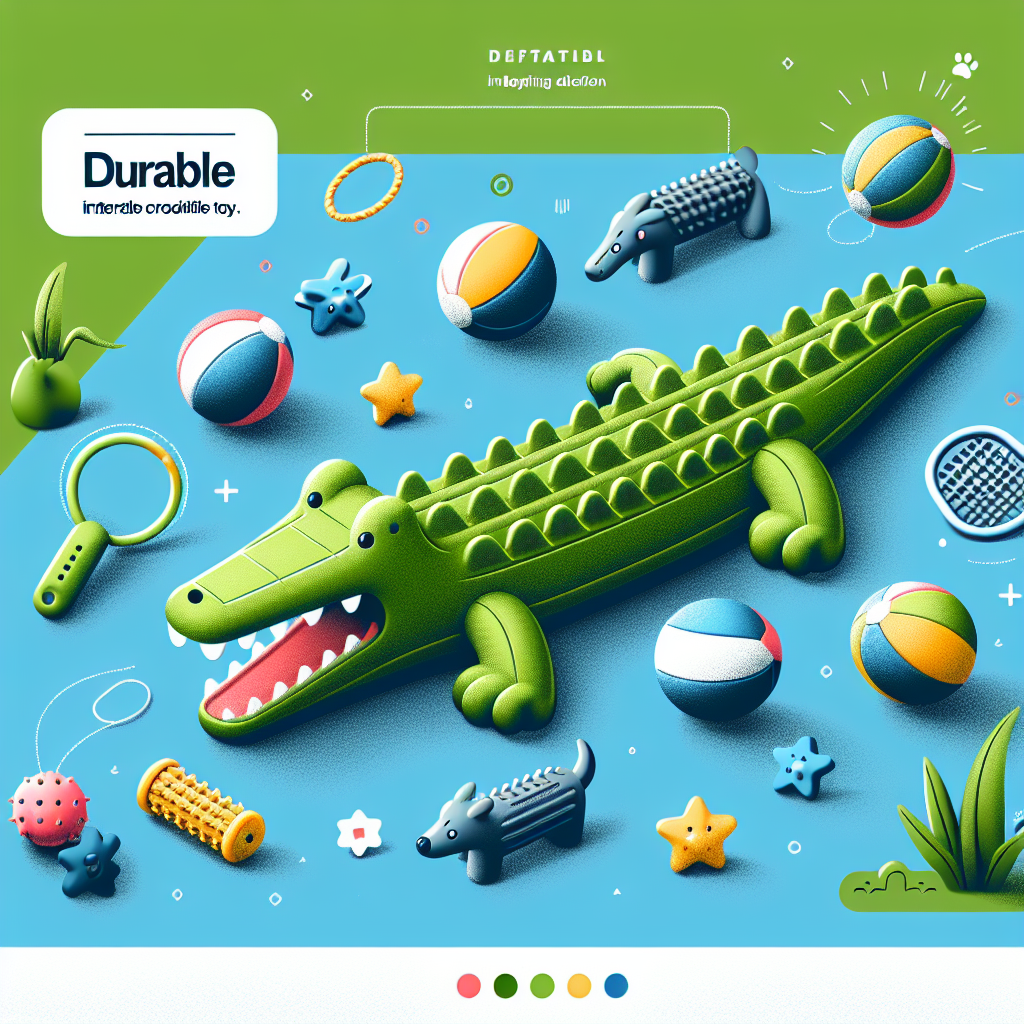 Why a Crocodile Toy is the Perfect Playtime Companion for Your Pet