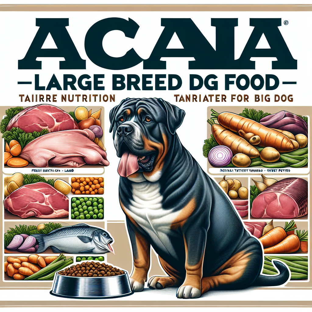 Acana Large Breed Dog Food: Tailored Nutrition for Big Dogs