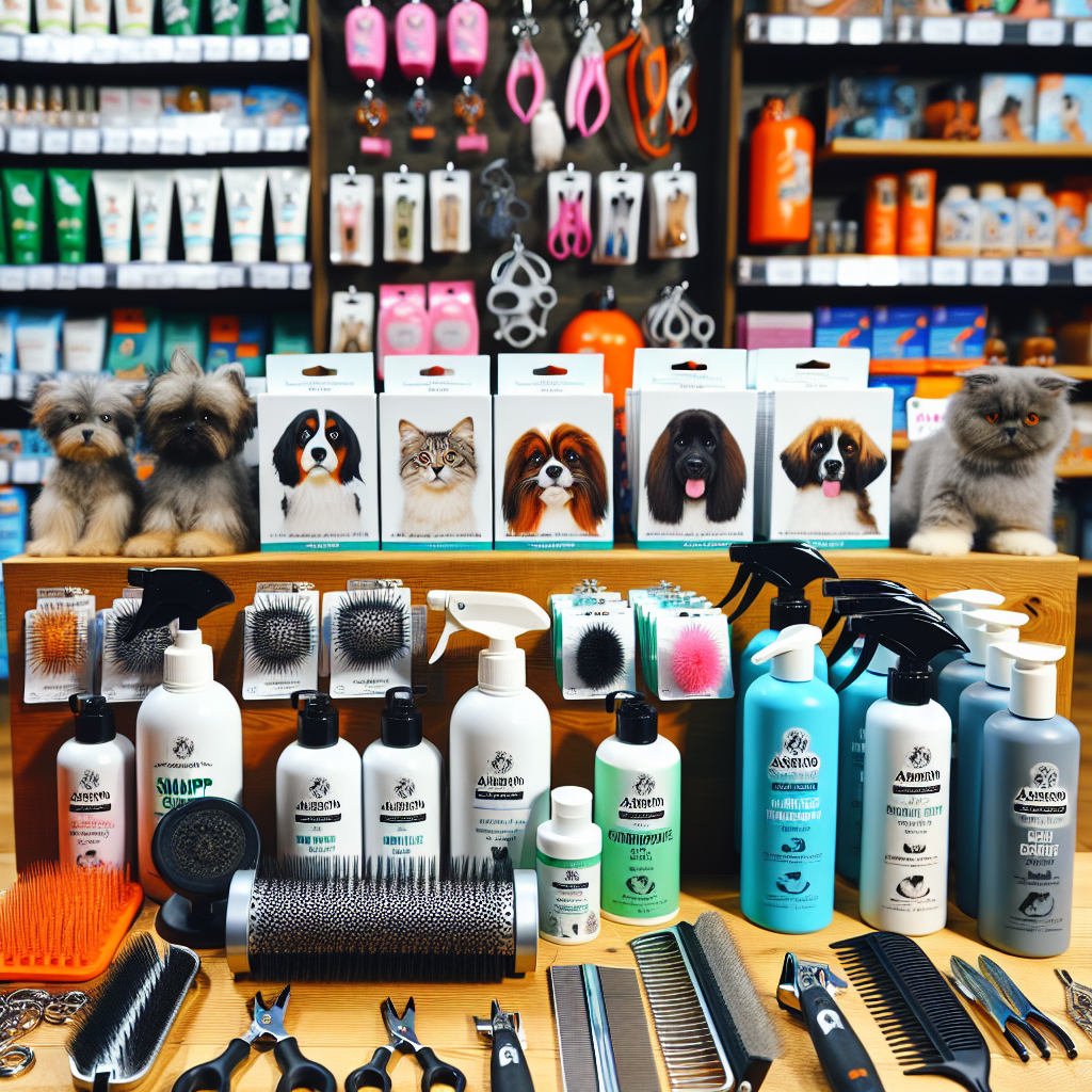 Essential Grooming Products for Your Pets at Ashario Pets