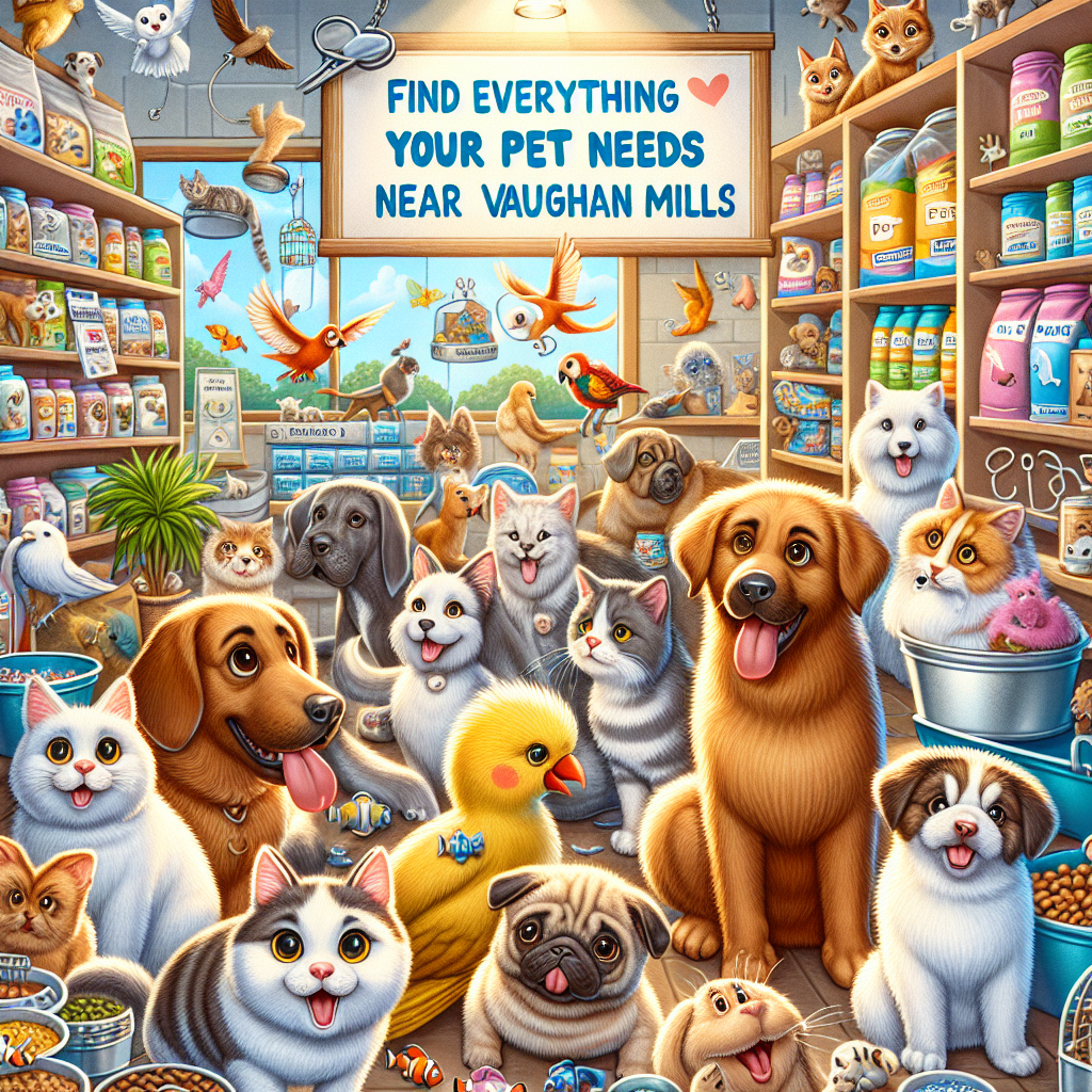 Find Everything Your Pet Needs at Ashario Pets Near Vaughan Mills