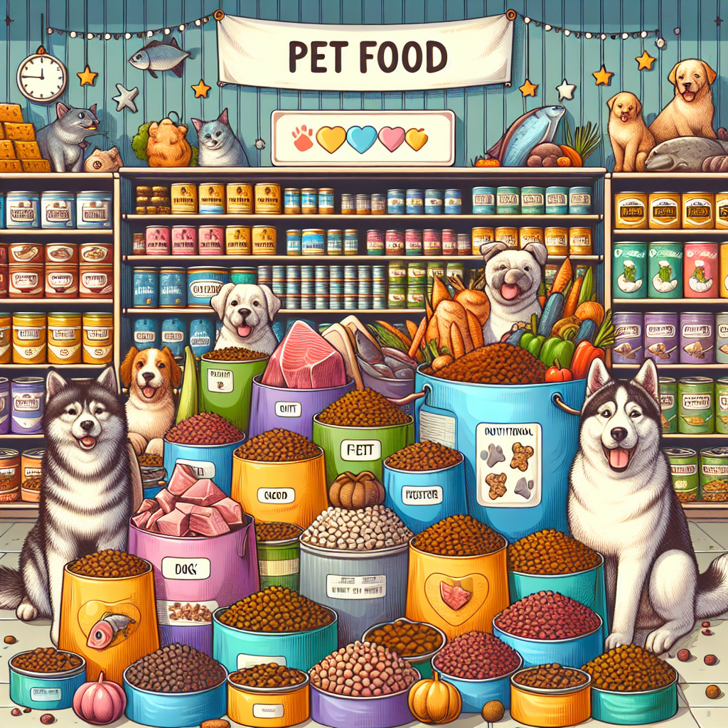 Pet Food for Dogs and Cats: Nourishing Your Furry Friends at Ashario Pets