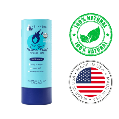 Kin+Kind - Hot Spot Relief Stick for Cats and Dogs - 1.76 Oz