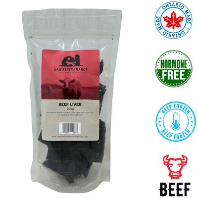 Raw Performance - Beef Liver Dog Treats - 200 Grams