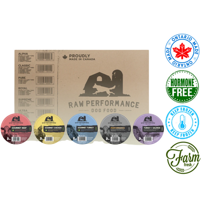 Raw Performance - Alpha Raw Dog Food Pack - 30 lb