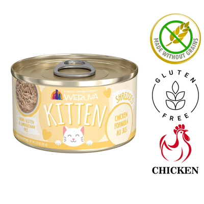 Weruva - Kitten Chicken Au Jus Canned Cat Food - 3 Oz