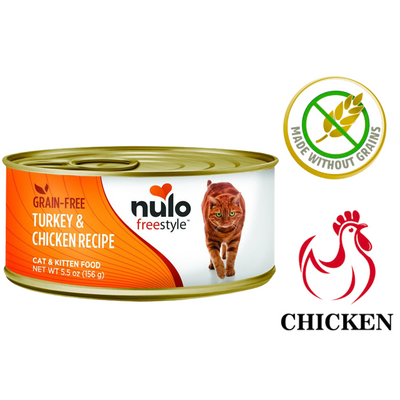 Nulo Freestyle - Turkey & Chicken Canned Cat Food - 5.5 Oz