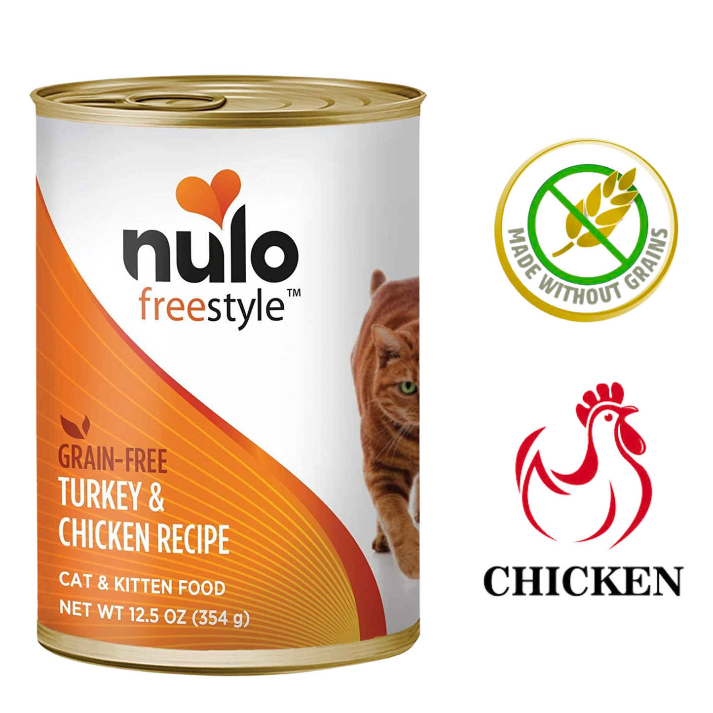 Nulo Freestyle - Turkey & Chicken Canned Cat Food - 12.5 Oz