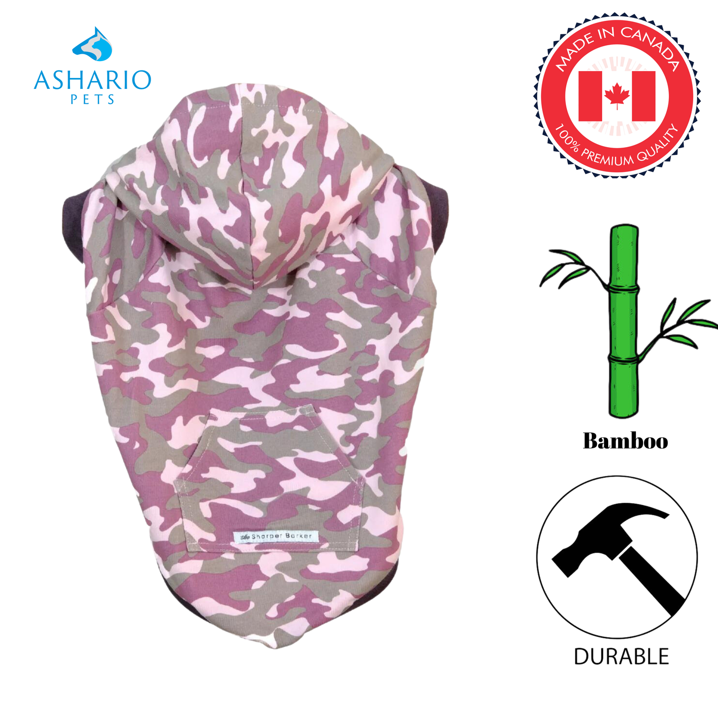 Sharper Barker - Sweat à capuche en tissu éponge de bambou - Emma - Taille 1 à 6