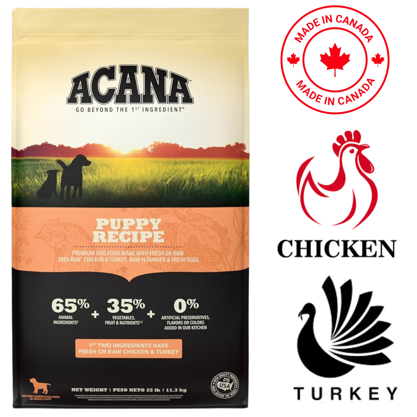 Acana - Chicken Puppy Dry Dog Food