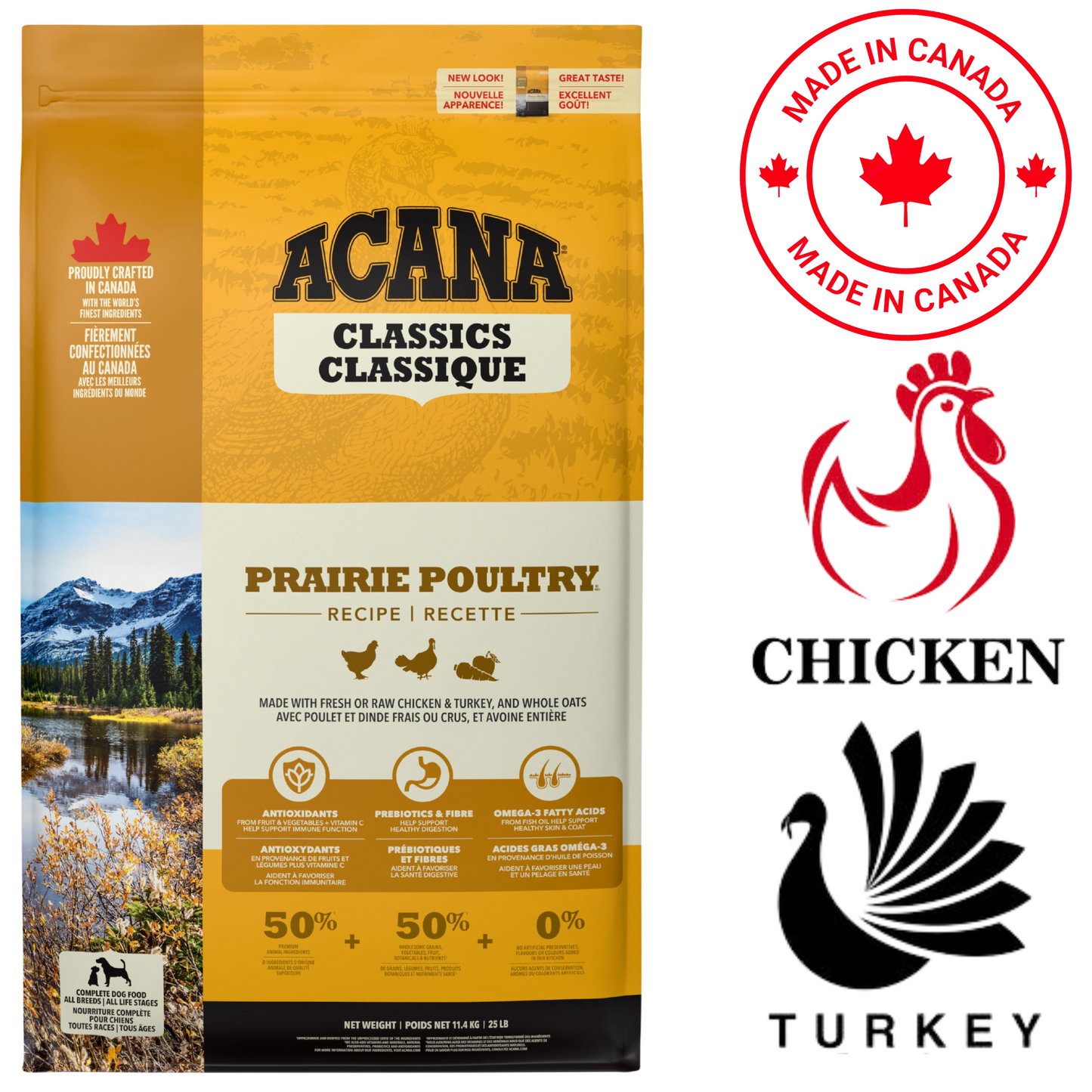 Acana - Prairie Poultry Adult Dry Dog Food