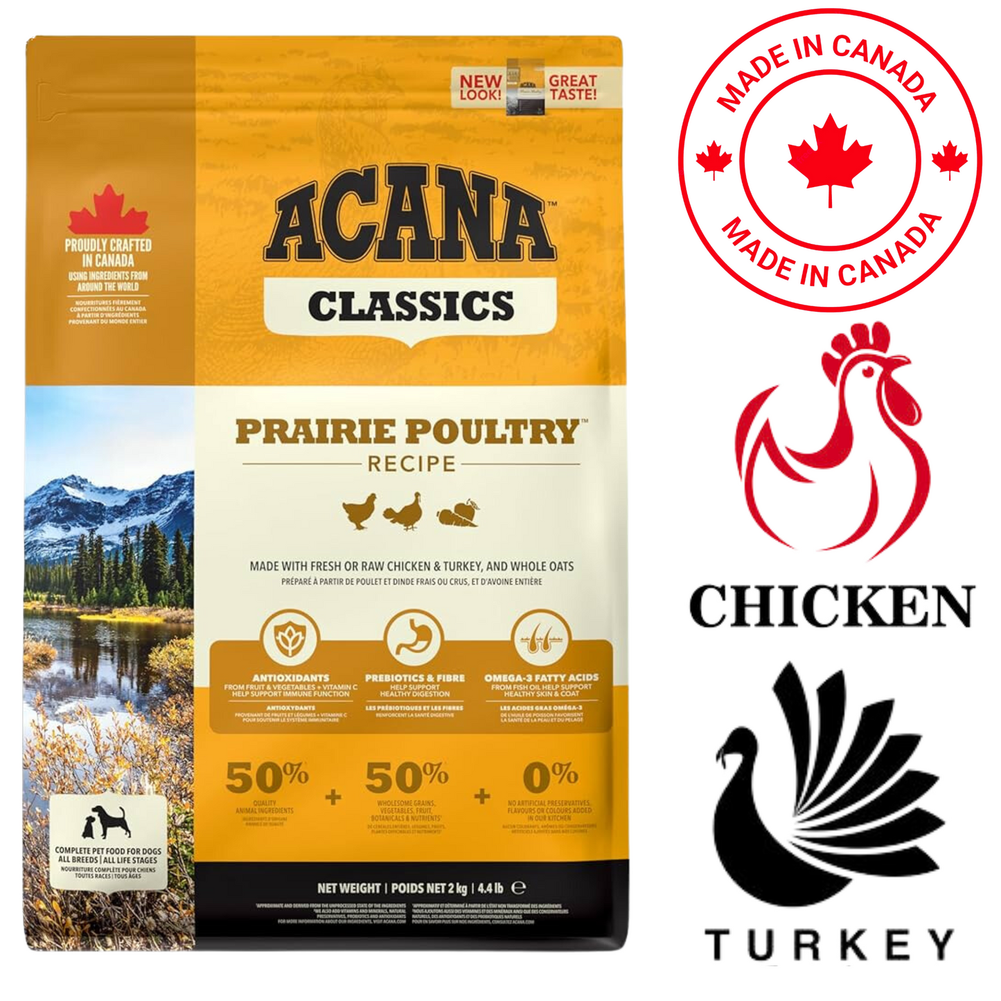 Acana - Prairie Poultry Adult Dry Dog Food