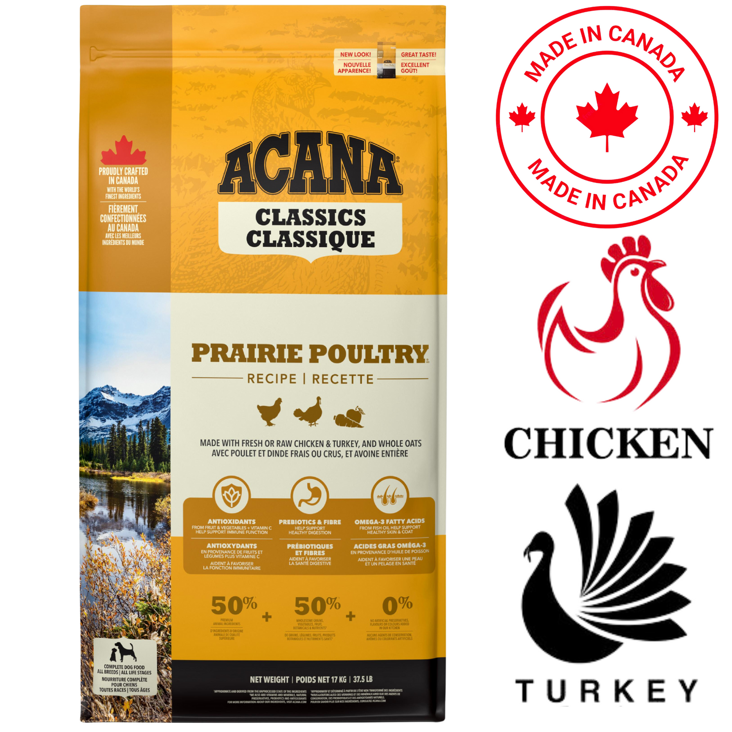 Acana - Prairie Poultry Adult Dry Dog Food