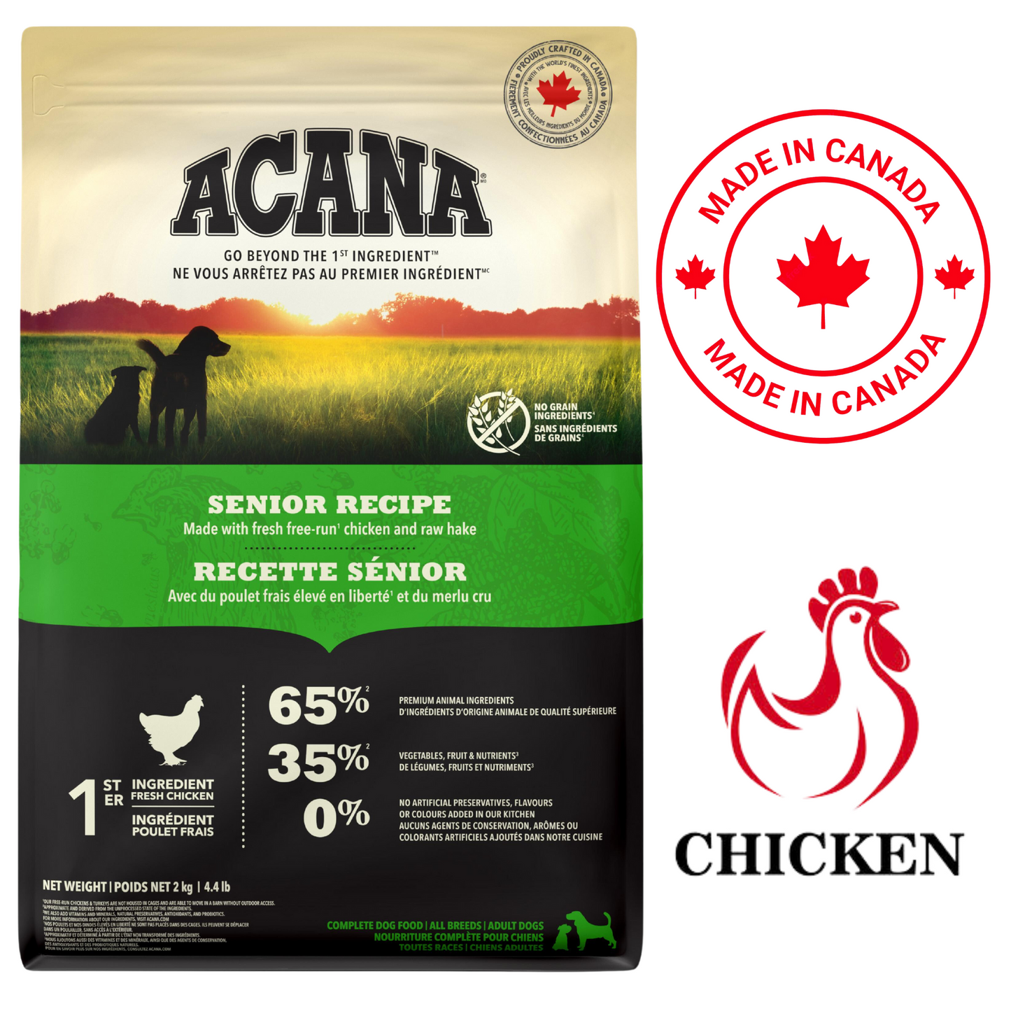 Acana - Senior Chicken Dry Dog Food