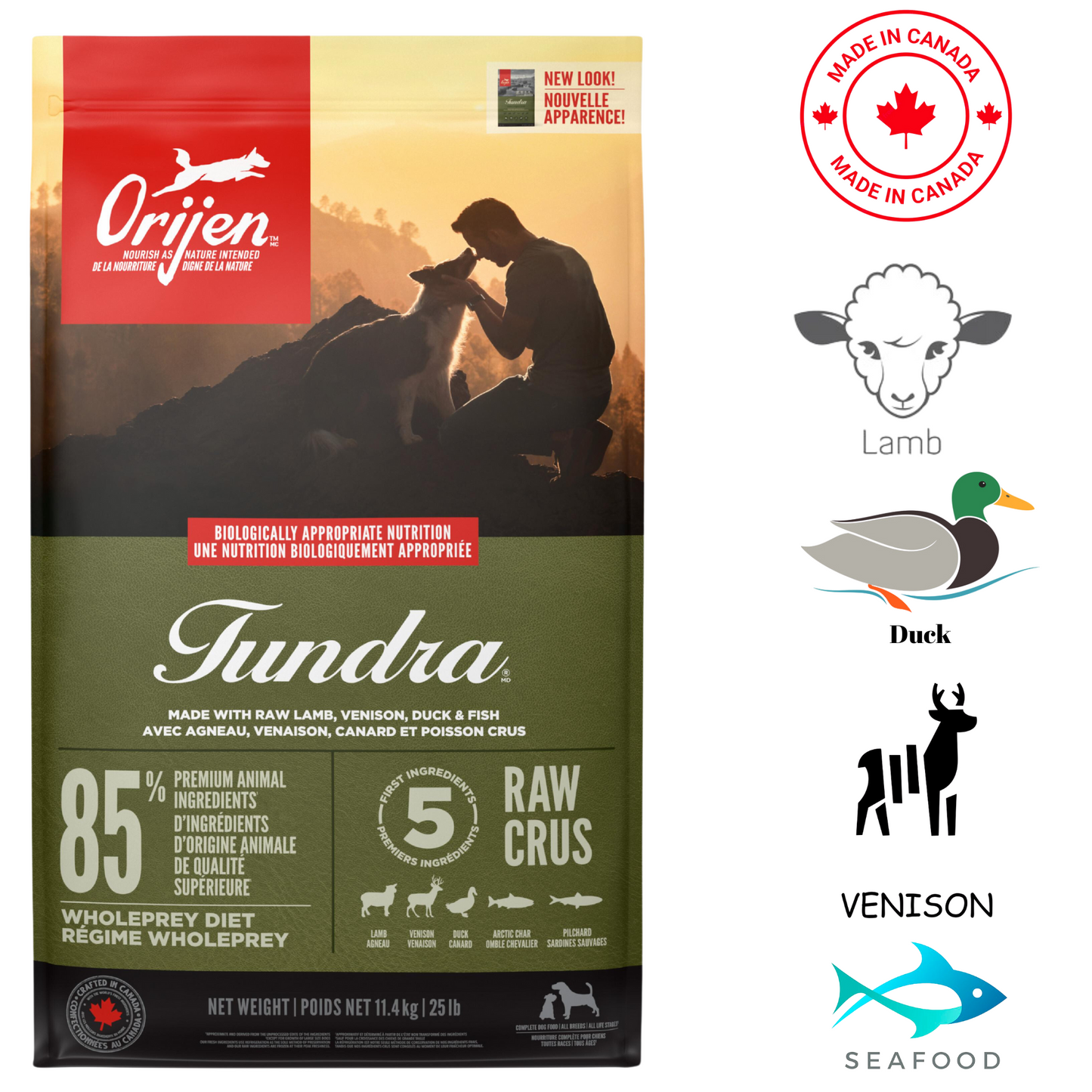 Orijen - Tundra Dry Dog Food - 25 lb