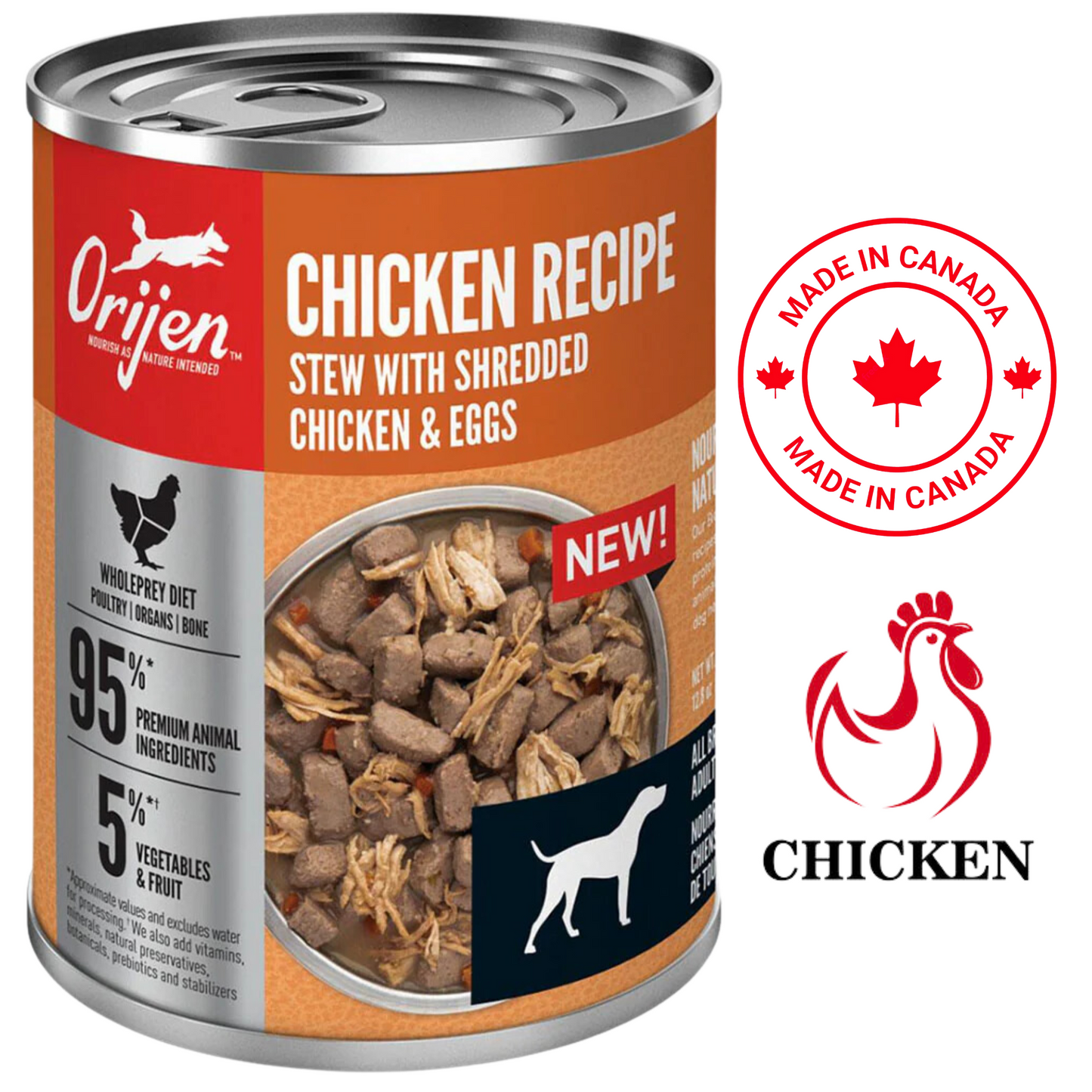 Orijen - Chicken Stew Canned Dog Food - 12.8 Oz