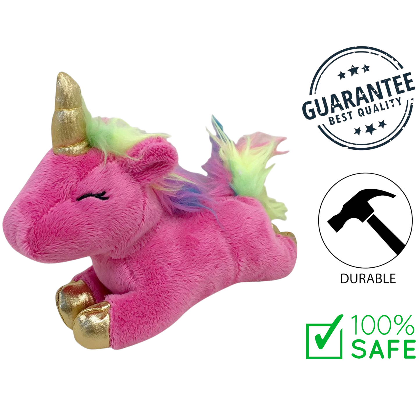 FouFouBrands FouFit - Unicorn Plush Dog Toy X-Large - Lilac