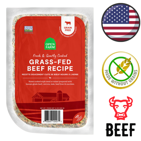 Open Farm - Gently Cooked Grass-Fed Beef Raw Dog Food — main