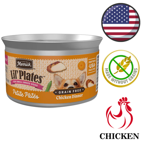 Merrick - Lil' Plates Petite Pate Chicken Dinner Canned Dog Food — main