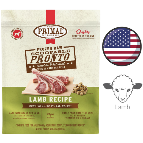 Primal - Lamb Pronto Freeze Dried Dog Food — main