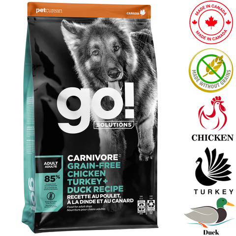 Go! Solutions - Carnivore Chicken, Turkey & Duck Grain Free Dry Dog Food — main