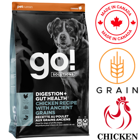 Go! Solutions - Digestion + Gut Health Chicken With Ancient Grains Dry Dog Food — main