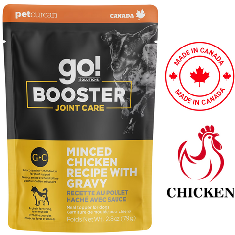 Go! Solutions - Booster Joint Care Minced Chicken With Gravy Wet Dog Food Pouch — main