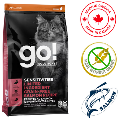 Go! Solutions - Sensitivities Limited Ingredient Grain Free Salmon Dry Cat Food - 3 lb